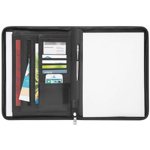 WEDO Chemise de conférence Accento, A4, similicuir, noir