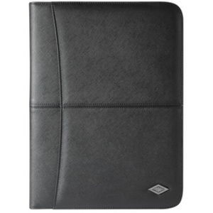 WEDO Chemise de conférence Accento, A4, similicuir, noir