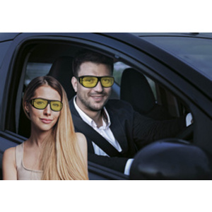 WEDO Sur-lunettes de vision nocturne pour conducteur, étui à