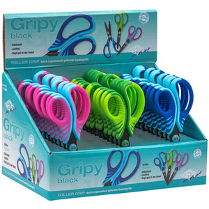 WEDO Ciseaux Gripy, pointus, (L)130 mm, présentoir de 30