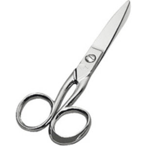 WEDO Ciseaux en métal, pointu, droitiers, longueur: 230 mm