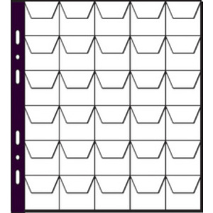 PAGNA Pochettes pour collection de pièces de monnaie,30 com-