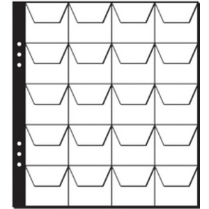 PAGNA Pochettes pour collection de pièces de monnaie,20 com-