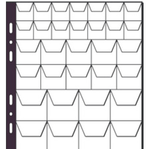 PAGNA Pochettes pour collection de pièces de monnaie,20 com-