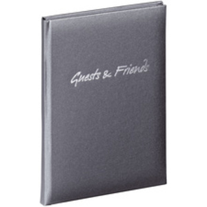 PAGNA Livre d'or 'Guests & Friends', anthracite, 144 pages