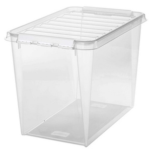 SmartStore Boîte de rangement CLASSIC 66 L, clips: blanc