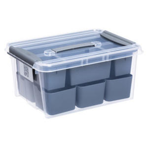 plast team Bac de rangement PROBOX DIY, 14 litres