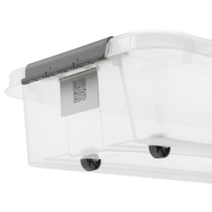 Plast team Boîte de rangement PROBOX dessous de lit, 31,0 L