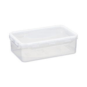 Plast team Boîte de conservation Airtight, 0,9 litre, blanc