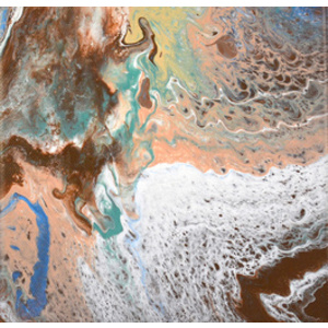 ViVA DECOR Set de peinture acrylique 'Nature Art', 6 pièces