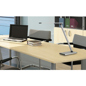 UNiLUX Lampe de bureau à LED TERRA, couleur: gris métallisé  - 60323