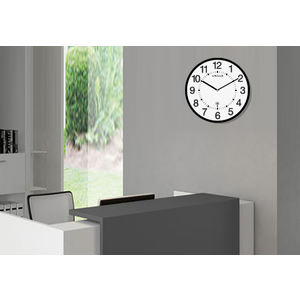 UNiLUX Horloge murale radio-pilotée 'MAXI WAVE', argent