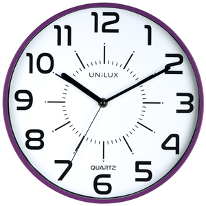 UNiLUX Horloge à quartz 'POP', diamètre: 300 mm, argent