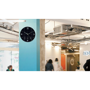 UNiLUX Horloge murale à quartz 'ON TIME', diamètre: 305 mm