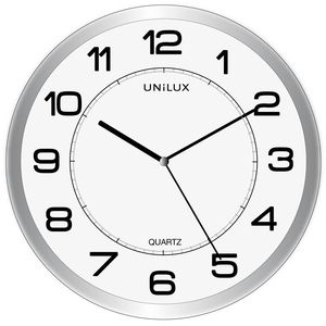 UNiLUX Horloge murale à quartz 'MAGNET', magnétique