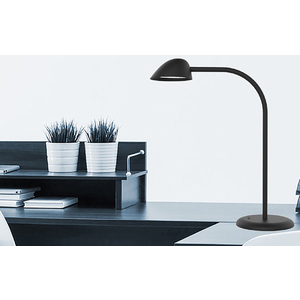 UNiLUX Lampe de bureau à LED EASY, noir