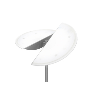 UNiLUX Lampadaire à LED ZELUX, argent