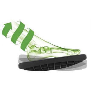 UNiLUX Repose-pieds UPDOWN, inclinable, noir