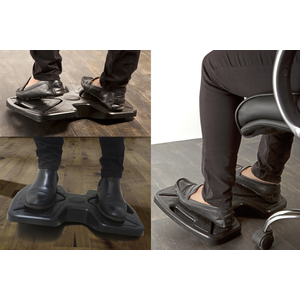 UNiLUX Repose-pieds UPDOWN, inclinable, noir