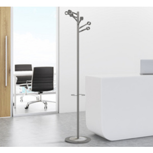 UNiLUX Portemanteau BOURGEON, (H)1.740 mm, gris métallisé