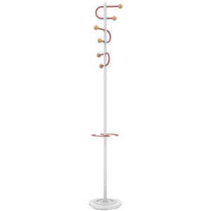 UNiLUX Portemanteau STUDIO, hauteur: 1.750 mm, blanc/hêtre