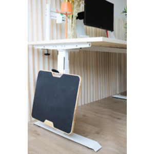 UNiLUX Repose-pieds à bascule BALANCY, noir/bois