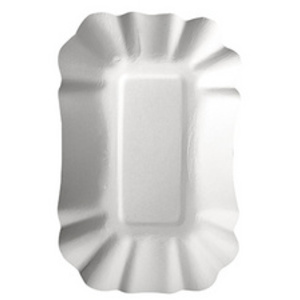 PAPSTAR Barquette à frites 'pure', 90 x 160 x 30 mm, blanc