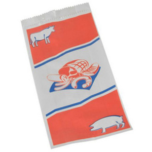 PAPSTAR Sachet à viande, imprimé bicolore, blanc
