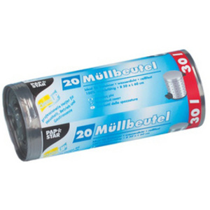 STARPAK Sac poubelle LDPE, 60 litres, blanc