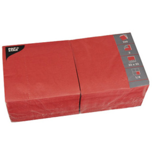 PAPSTAR Serviettes, 320 x 320 mm, 3 couches, bordeaux