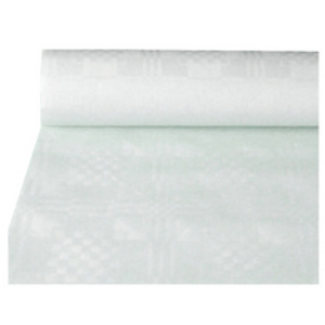 PAPSTAR Nappe damassée, (l)1,0 x (L)10 m, blanc