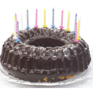 PAPSTAR Bougies d'anniversaire, en cire, rayures blanches