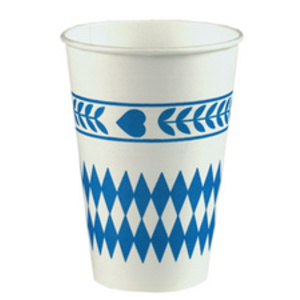 PAPSTAR Serviette à motif 'Bleu bavarois', 330 x 330 mm