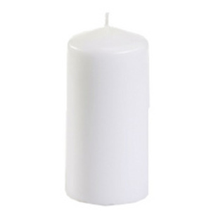 PAPSTAR Bougie cylindrique, diamètre: 50 mm, blanc