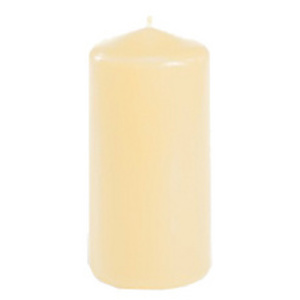 PAPSTAR Bougie cylindrique, diamètre: 50 mm, crème