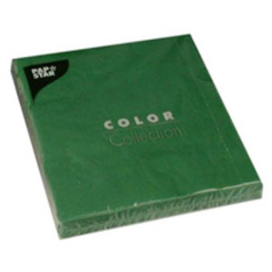 PAPSTAR Serviettes de cocktail, 240 x 240 mm, crème