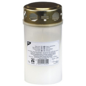 STARPAK Photophore tombal T3, diamètre: 64 mm, transparent