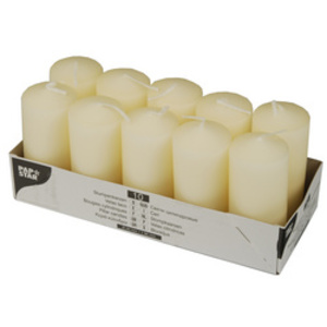 STARPAK Bougie cylindrique, diamètre: 40 mm, crème