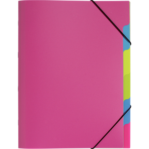 PAGNA Trieur 'Funky School', A4, PP, 5 compartiments