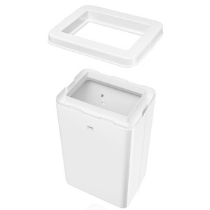 satino by wepa Poubelle, 50 litres, blanc