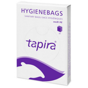 Tapira Sac hygiénique en PE pour distributeur, blanc