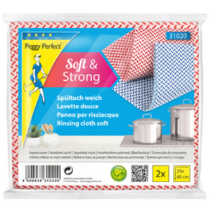Peggy Perfect Lavette douce, paquet de 2