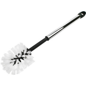 Peggy Perfect Brosse de toilettes, manche chromé, tête ronde