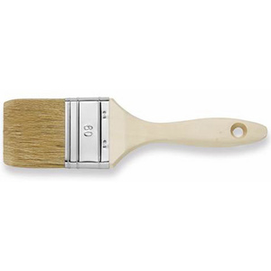 WESTEX Pinceau plat, soie naturelle claire, épaisseur 9