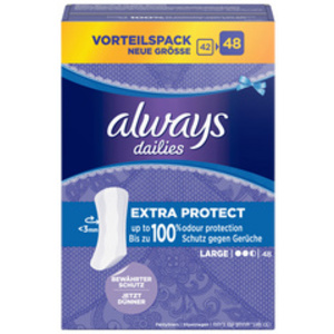 always Protège-slip Daily Protect Long avec parfum fraîcheur