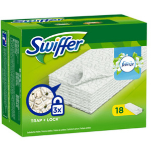 Swiffer Serpillère sèche au parfum febreze, pack de recharge