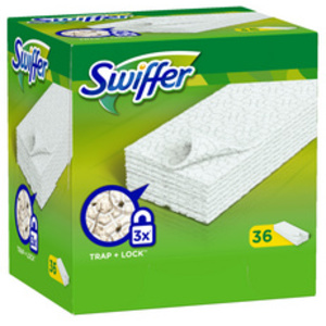 Swiffer Serpillère sèche au parfum febreze, pack de recharge