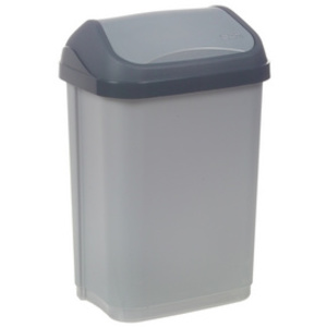 keeeper Poubelle 'swantje', 10 litres, graphite/ gris
