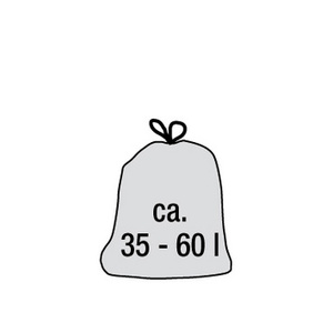 keeeper Poubelle 'swantje', 25 litres, argent / graphite