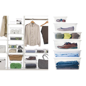 keeeper Boîte de rangement 'bea', 52 L, PP, transparent